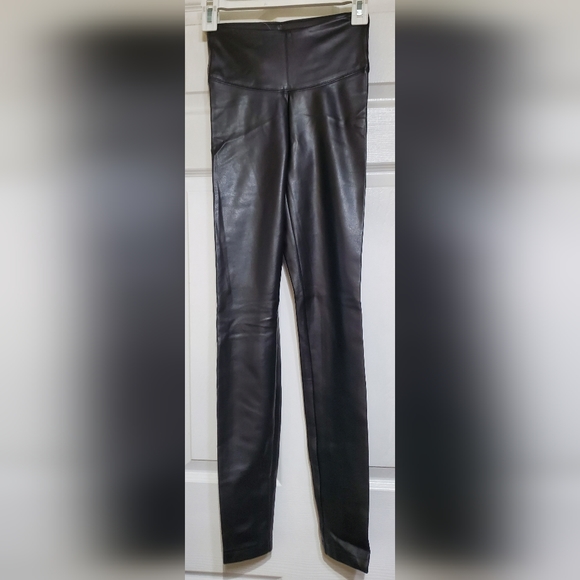 WHBM Vegan Leather Runway Legging - Picture 2 of 7